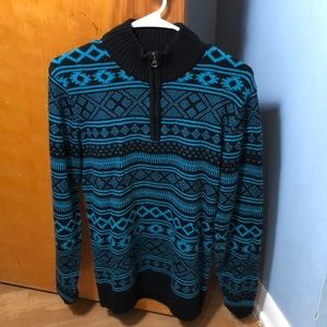 Men’s zip up sweater size large